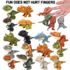 Finger-Biting Dinosaur Toy with Movable Joints