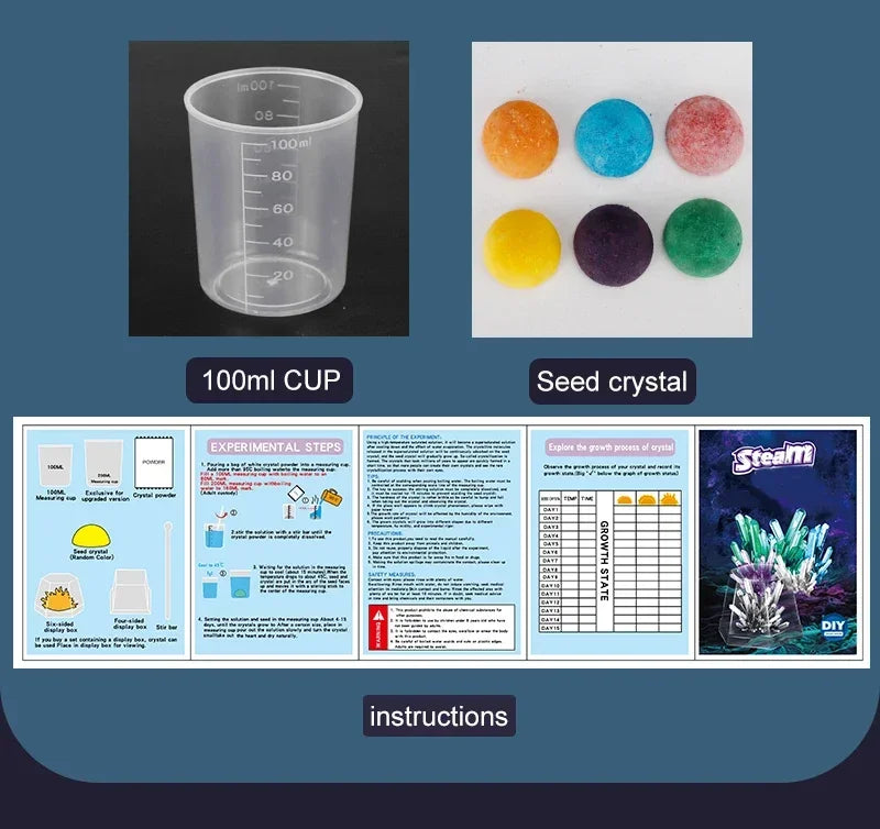 Crystal Growing Science Kit for STEM Learning