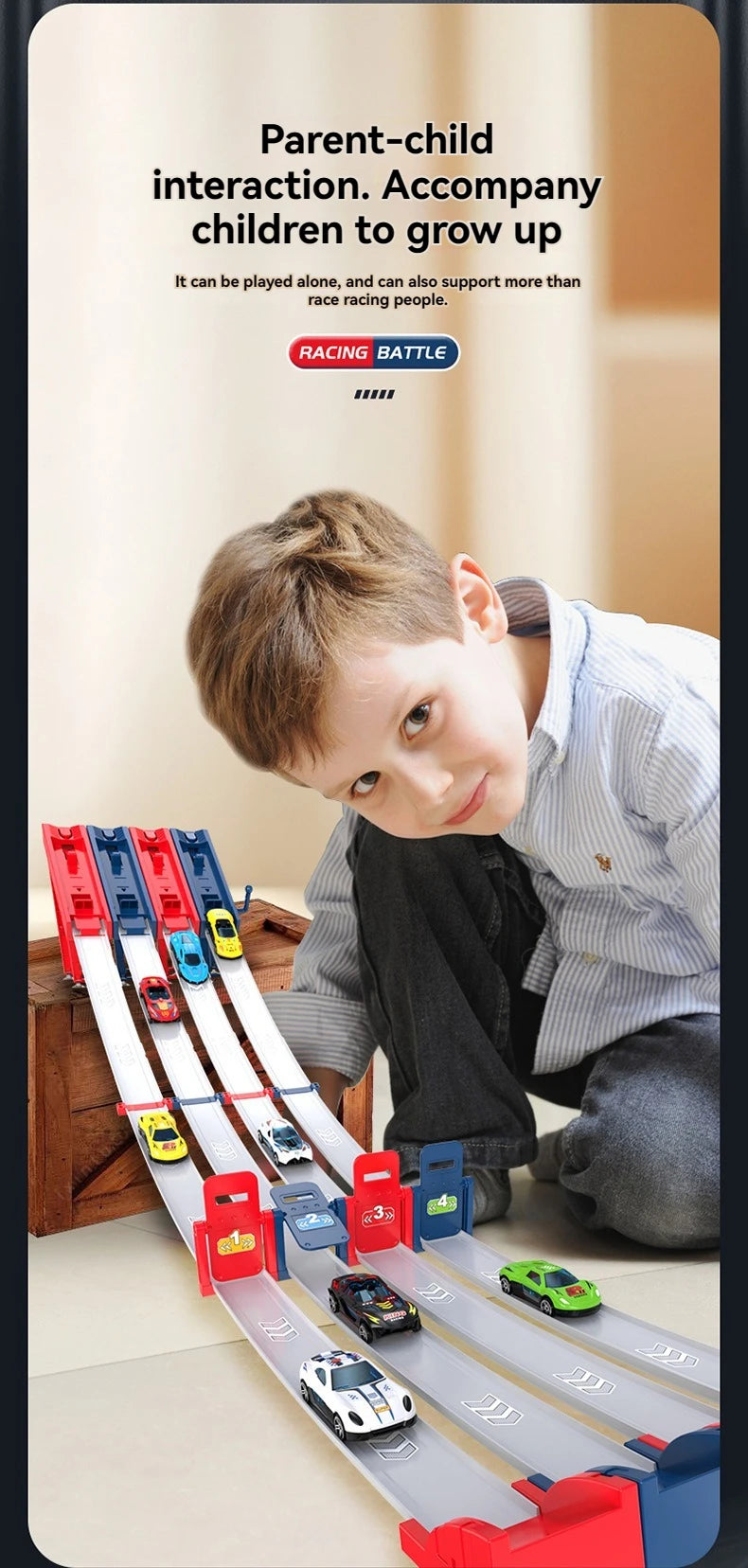 DIY Catapult Racing Car Track Set