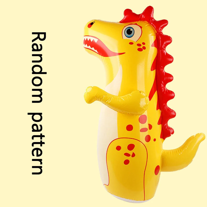 Inflatable Dinosaur Punching Bag Tumbler Toy for Kids