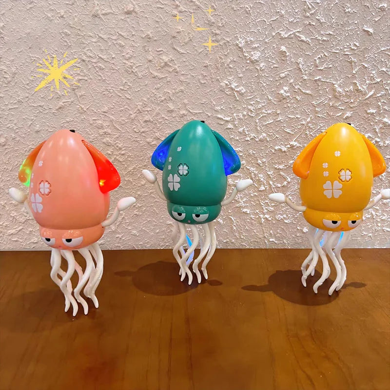 Interactive Dancing Octopus Toy with Music & LED Lights