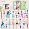 Magnetic Princess Dress-Up Play Set for Creative Girls