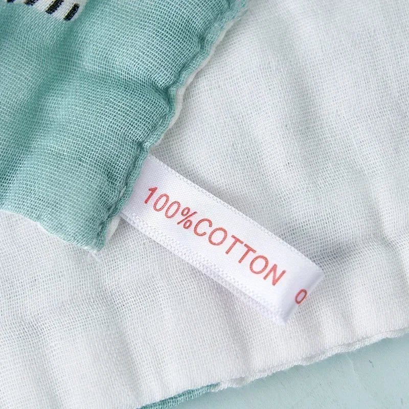 Soft Cotton Muslin Baby Washcloths (Set of 5)