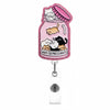 Shiny Acrylic Retractable Badge Reel with Alligator Clip