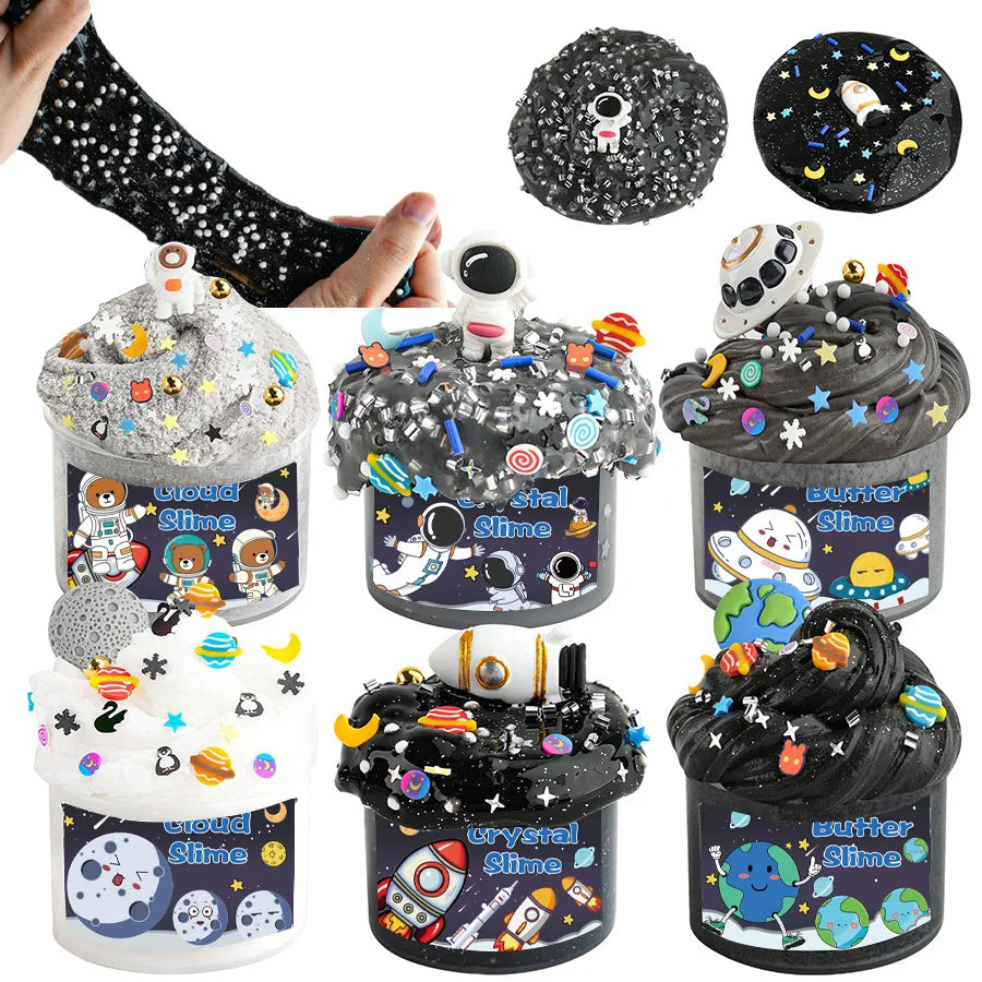 Cute Cloud Slime Party Pack (6 Containers)