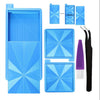 Stackable Diamond Painting Organizer Tray with Tweezers & Brush