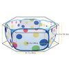 Kids' Foldable Ball Pit Play Tent with Storage Basket