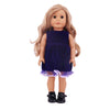 Two-Piece Doll Outfit with Top and Pants for 18-Inch and 43cm Dolls