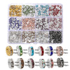 Crystal Rondelle Beads for Jewelry Making – 6mm & 8mm Spacer Beads