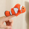 Adorable Mini Plush Finger Puppet Set – Parrot, Peacock, Shark & Octopus
