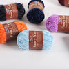 Chenille Velvet Yarn 2-Pack – Soft & Warm for Knitting and Crochet
