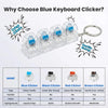 Tactile Blue Mechanical Switch Kit for 3D Printed Clickers