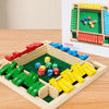 Classic Wooden Shut the Box Dice Game for Family Fun