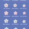 Cherry Blossom Embroidery Patches – Self-Adhesive DIY Decor for Clothes & Accessories