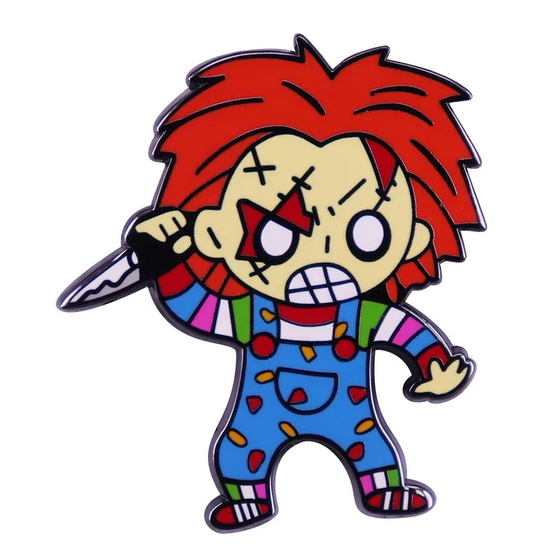 Chucky Horror Movie Enamel Pin