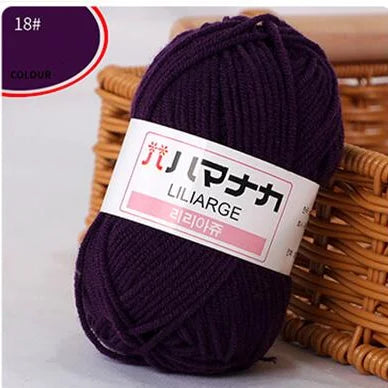 Milk Cotton Chenille Yarn for Soft Baby Knitting & Crochet
