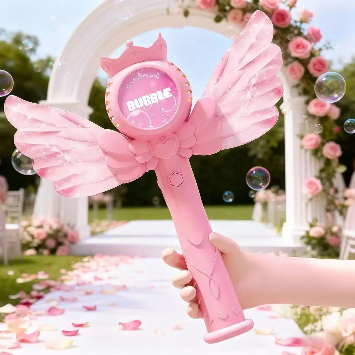Automatic Bubble Gun with Lights and Sound
