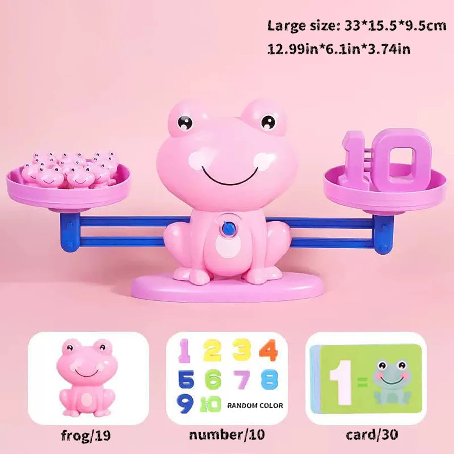 Frog Balance Math Game for Kids – Early Learning Addition & Subtraction Toy