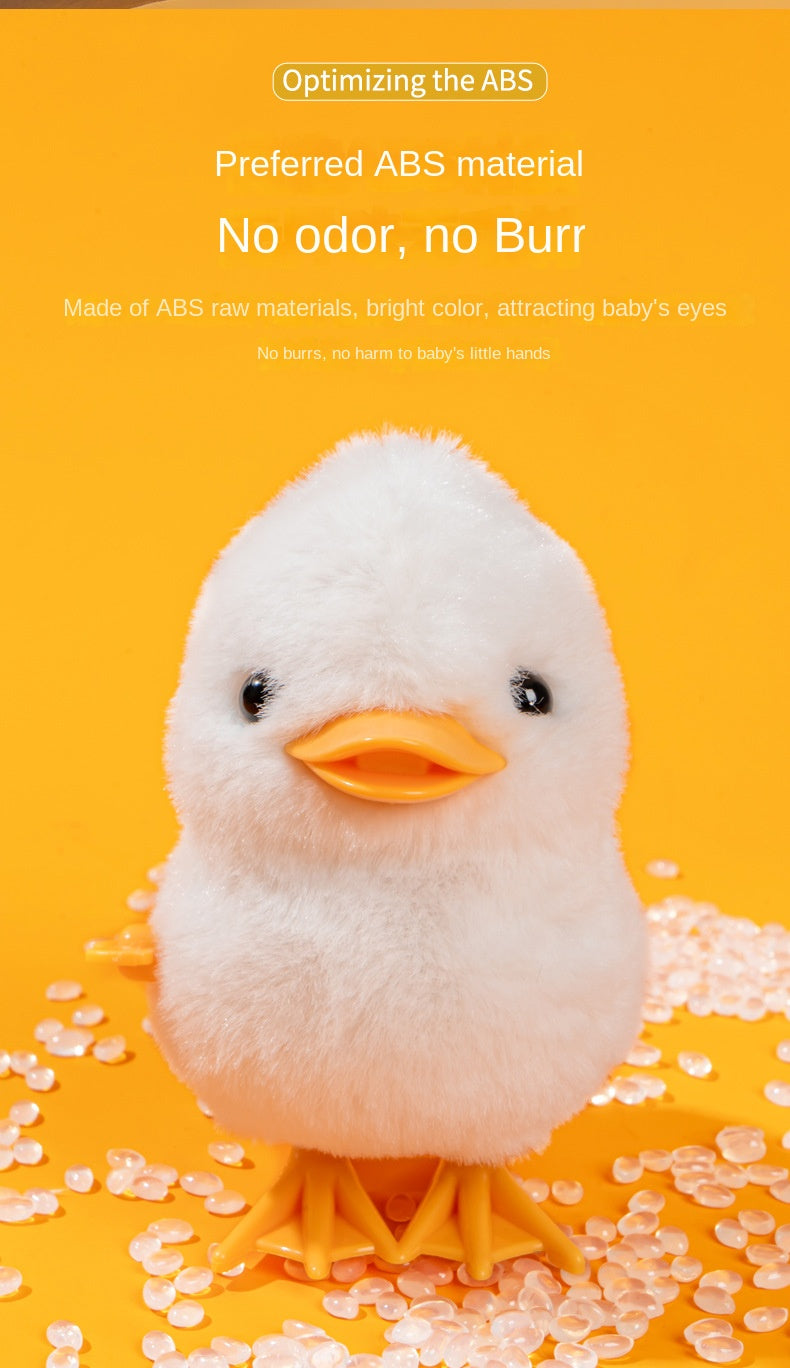 Yellow Wind-Up Jumping Chicken Toy for Toddlers