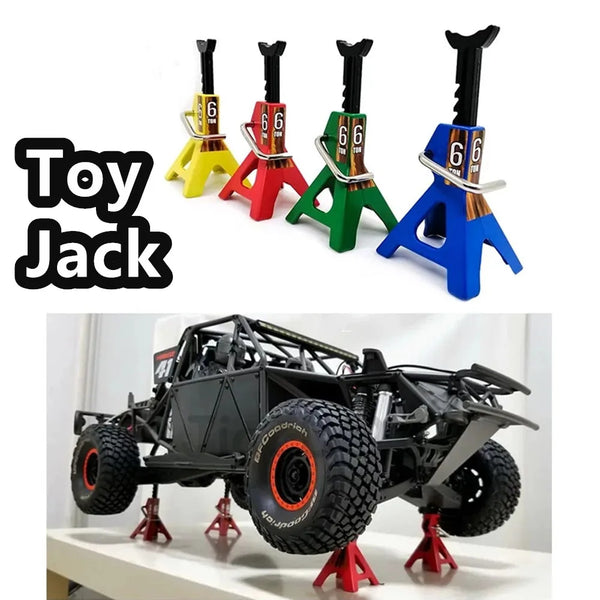 Heavy-Duty Adjustable Scale Jack Stands for 1/10 RC Crawlers