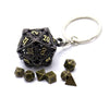 Metal Dice Set in Collector's Hollow Box – Dark Gothic Style