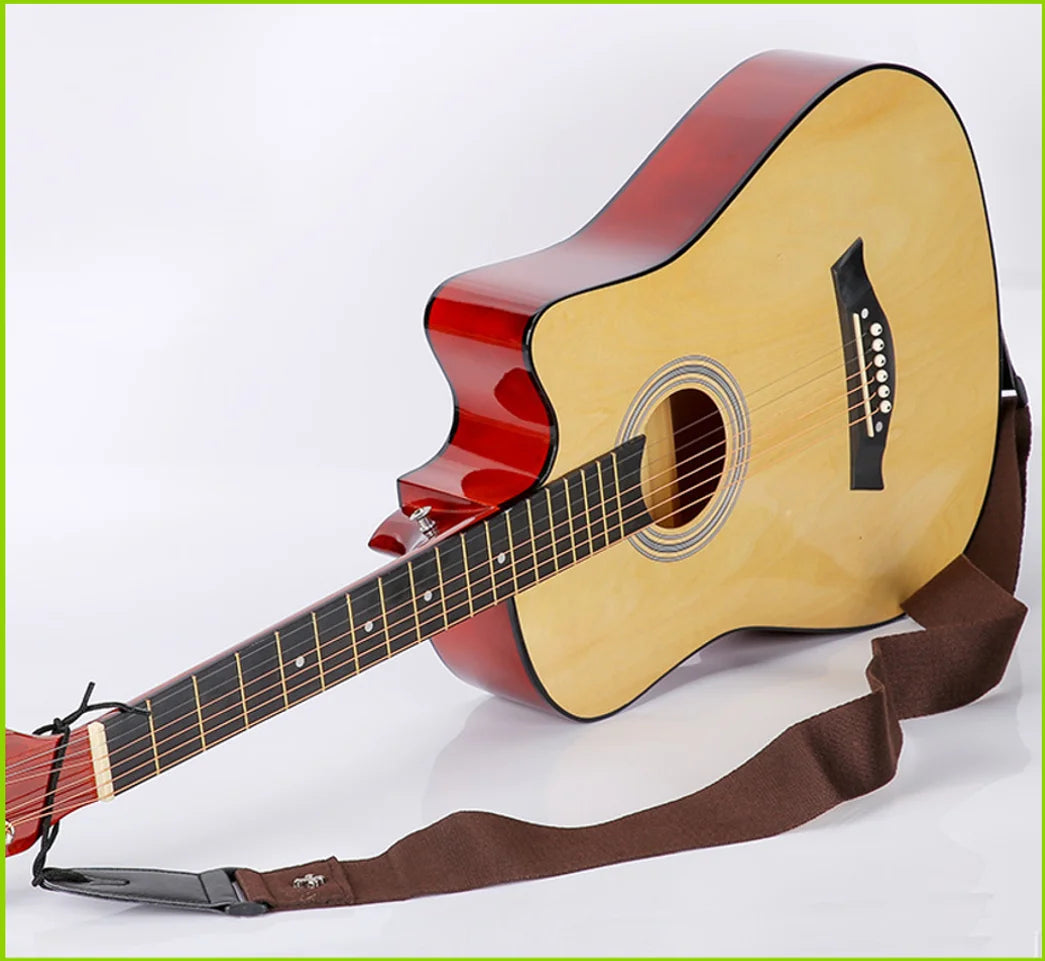Vintage Woven Guitar Strap with Cross Detail