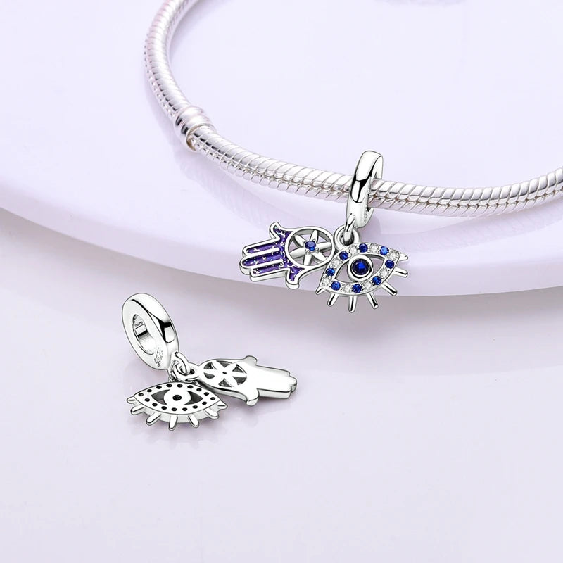 Classic Charm Bead with Cubic Zirconia Accent