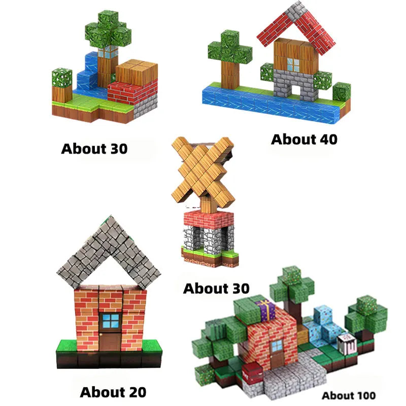 Magnetic Building Blocks STEM Learning Set