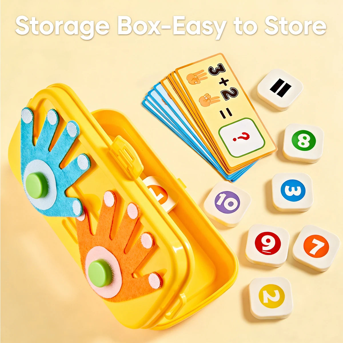 Interactive Finger Counting Math Toy for Early Learning