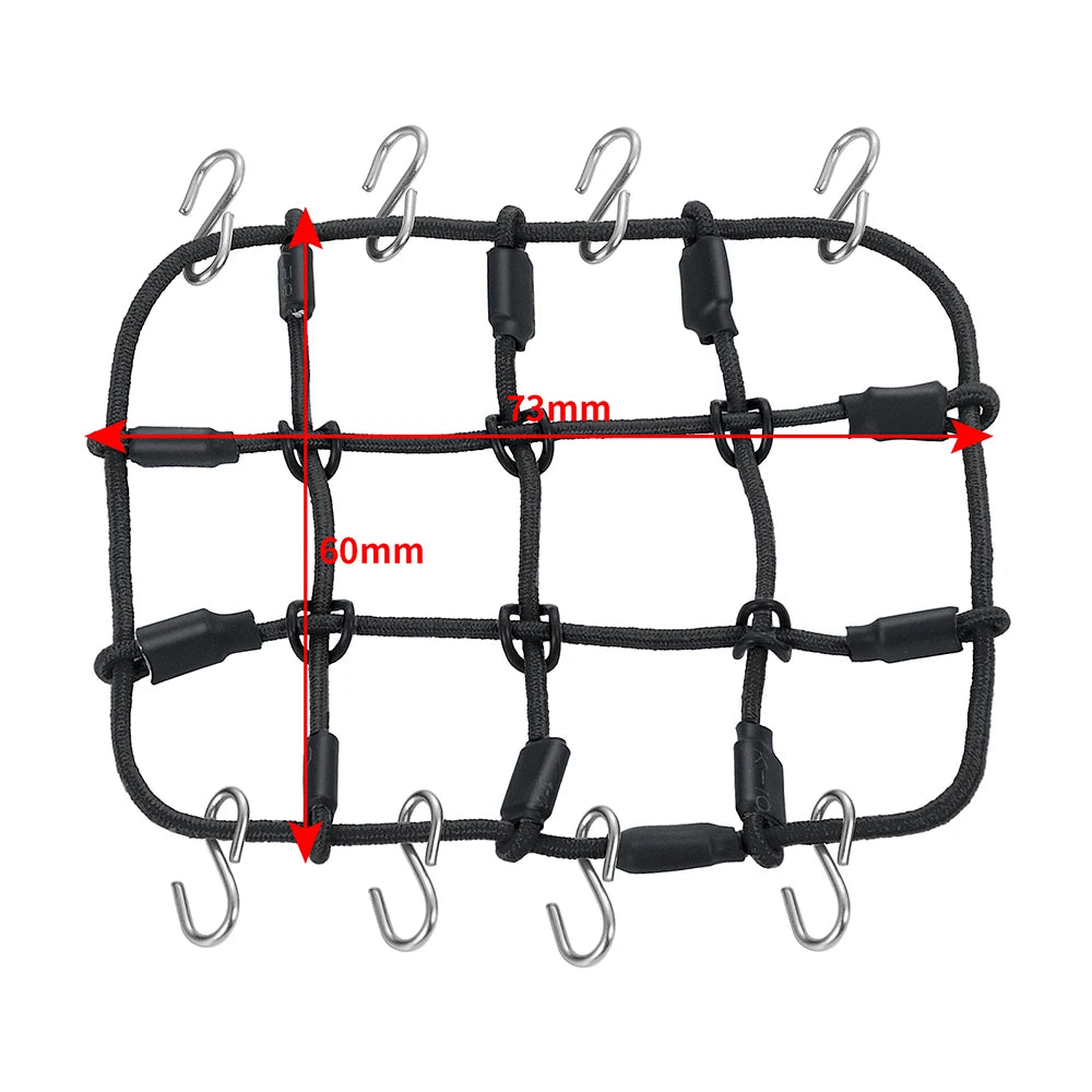 Elastic Roof Rack Luggage Net for RC Crawler Trucks
