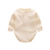 Baby Girls Lace-Trim Cotton Romper with Floral Details