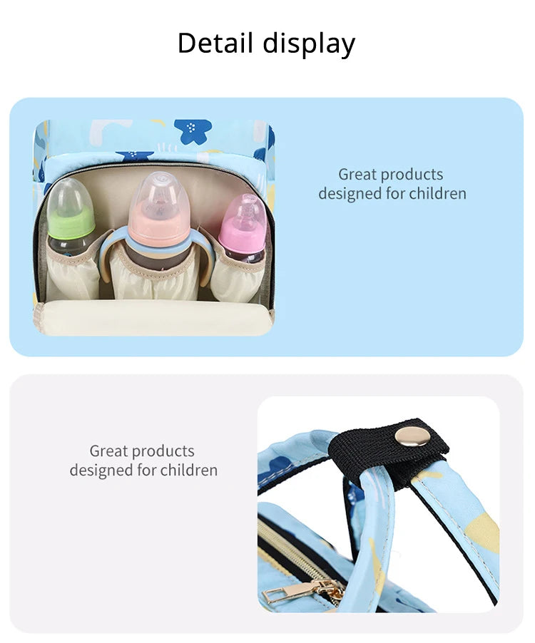 Large Capacity Waterproof Maternity Diaper Bag Backpack