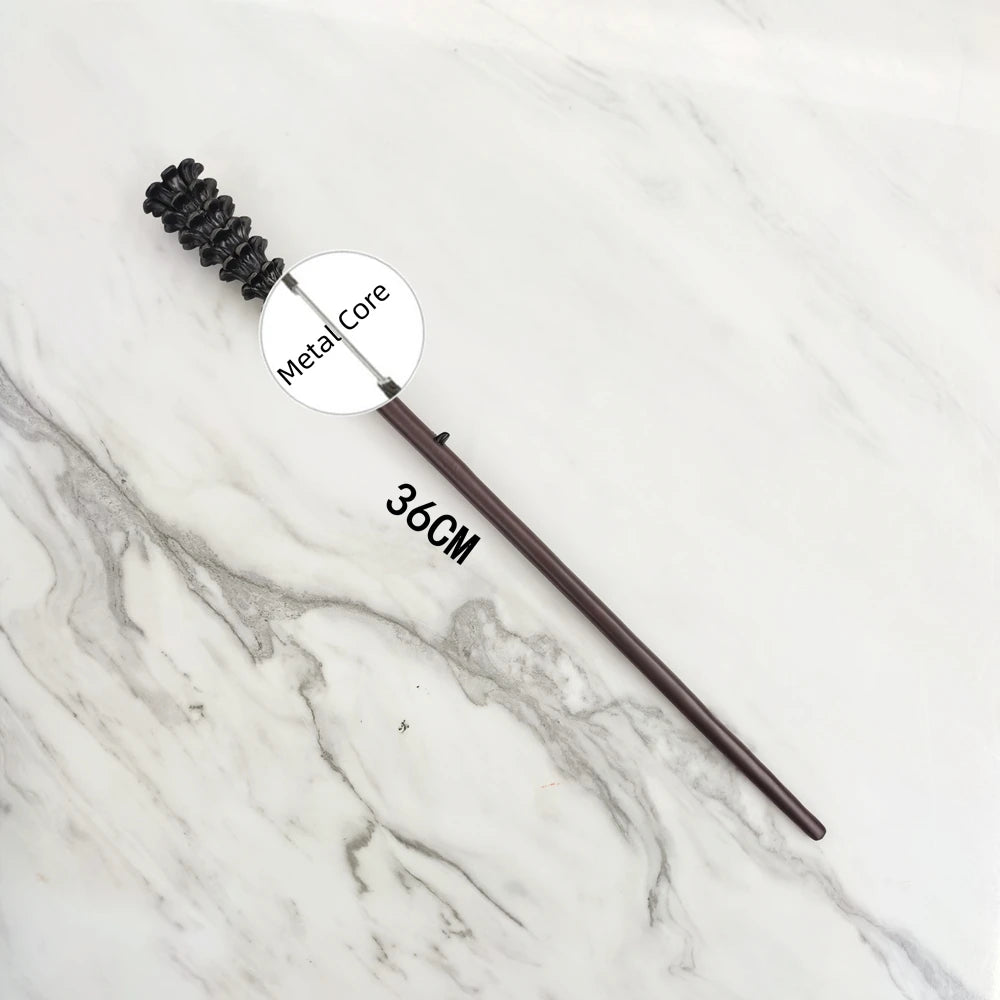 Anime-Inspired Magic Wand with Metal Core and Display Box