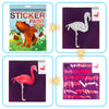 Animal Sticker by Number Book for Kids – 7 Pictures