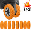 Silicone Luggage Wheel Protector Covers – Set of 8