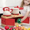 Kids Pretend Play Kitchen Set with Pots and Accessories