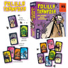 Box of Polilla Tramposa card game featuring illustrations and cards.