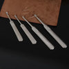 4-Piece Leather Edge Skiving and Grooving Tool Set