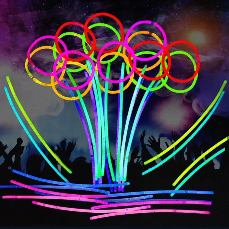 Multicolor Glow Sticks for Parties and Events