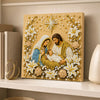 Religious Diamond Painting Kit with Frame – Jesus and Holy Mary