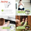 Magnetic cabinet and drawer safety locks protecting children from household hazards