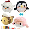 Animal Crochet Kit for Beginners – Complete Starter Set with Step-by-Step Guide
