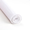 A roll of white crepe paper for DIY crafts and gift wrapping.