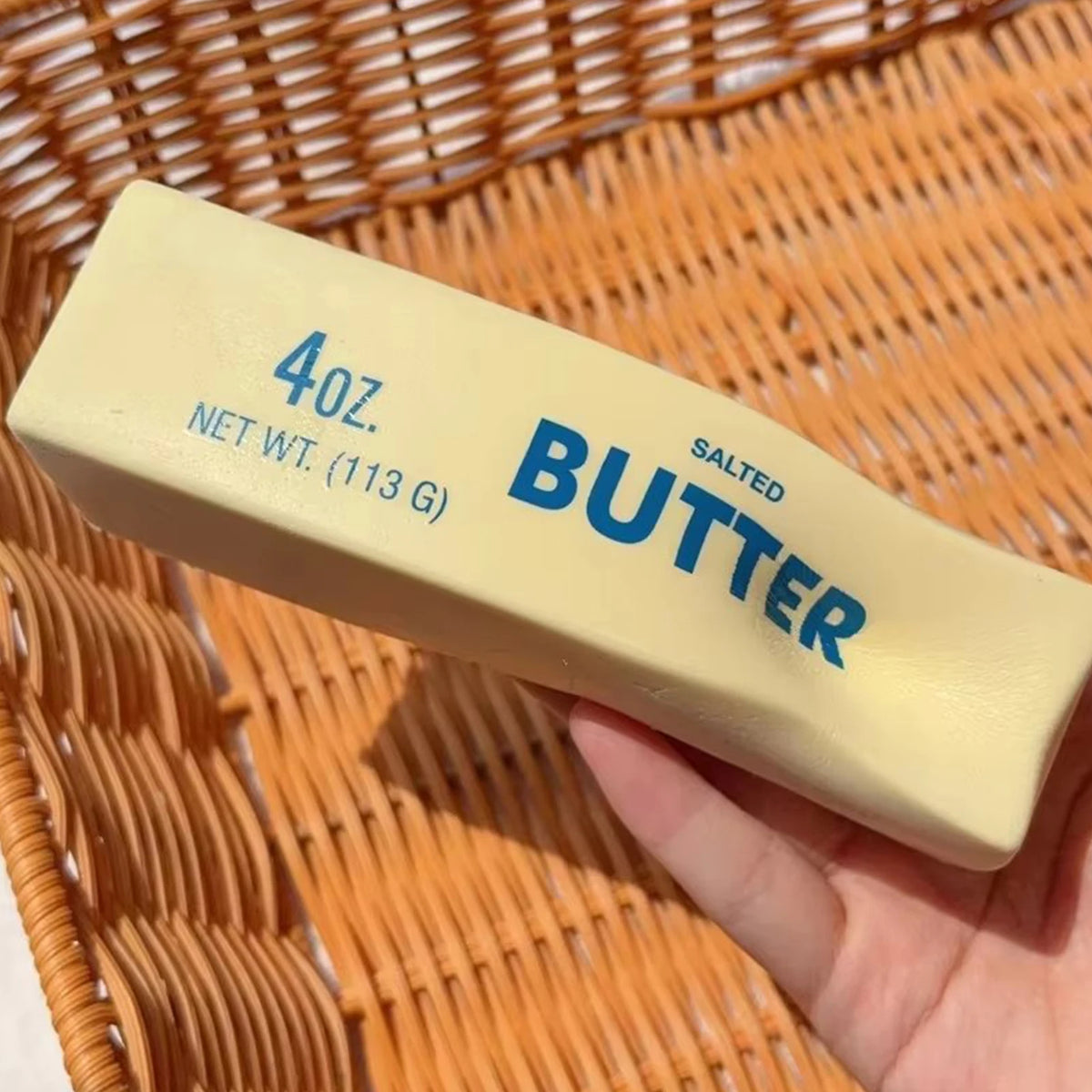 Squishy Cheese Stick Fidget Toy for Stress Relief