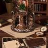 DIY Wooden Book Nook Kit — Miniature Dollhouse 3D Puzzle Bookend