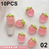Fruit & Floral Resin Nail Art Decorations
