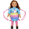 Doll Carrier Backpack with Adjustable Straps for 18-Inch Dolls