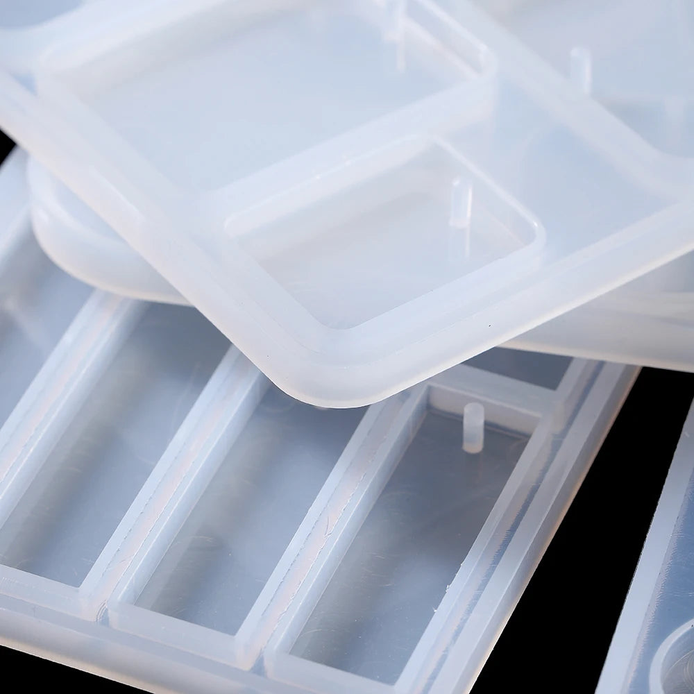 Geometric Silicone Mold for Epoxy Resin Jewelry Making