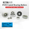 PU Coated Fingerboard Wheels with Precision Bearings (Set of 4)