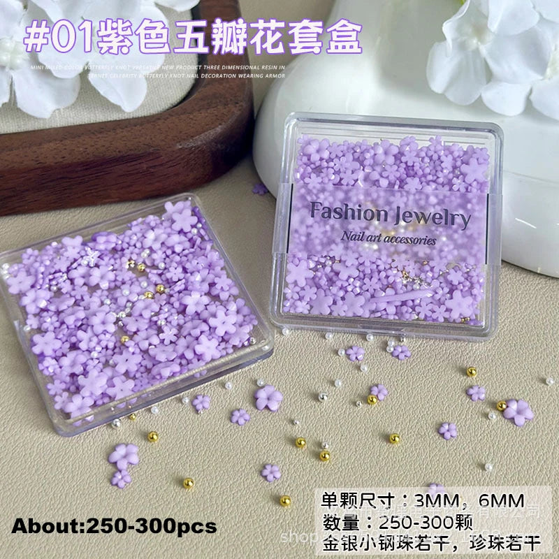 Fruit & Floral Resin Nail Art Decorations